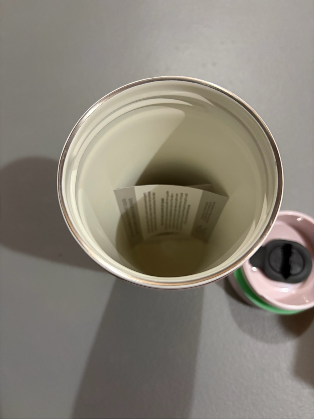 Owala 20oz SmoothSip Slider Birthday Bash “Give Me the Tea” w/Ceramic interior - Picture 3 of 4
